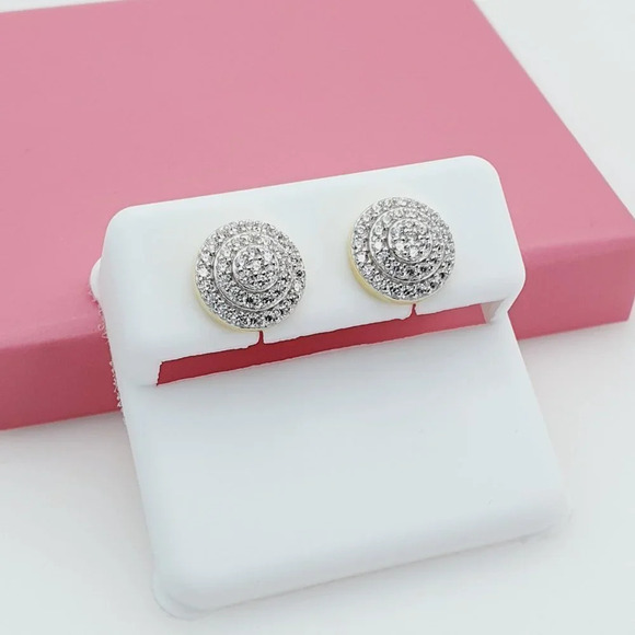 "925 Sterling Silver Cubic Zirconia Earrings, U19254611 - Picture 3 of 10